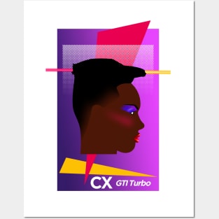 CX GTI Turbo retro 80's Posters and Art